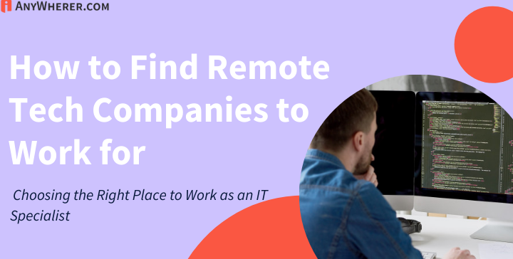 how to find remote tech companies