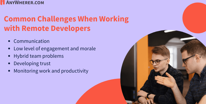 main remote development team challenges