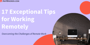 tips for working remotely