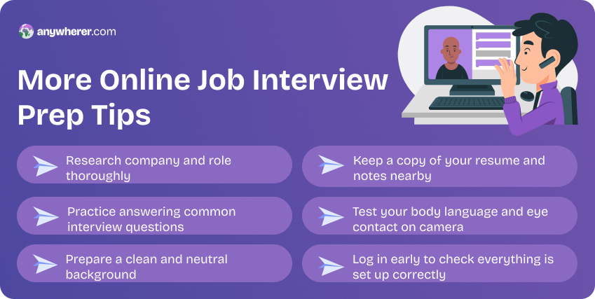 practical remote job interview tips