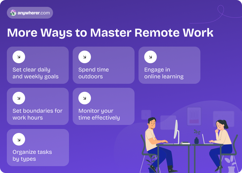 tips on how to work remotely effectively