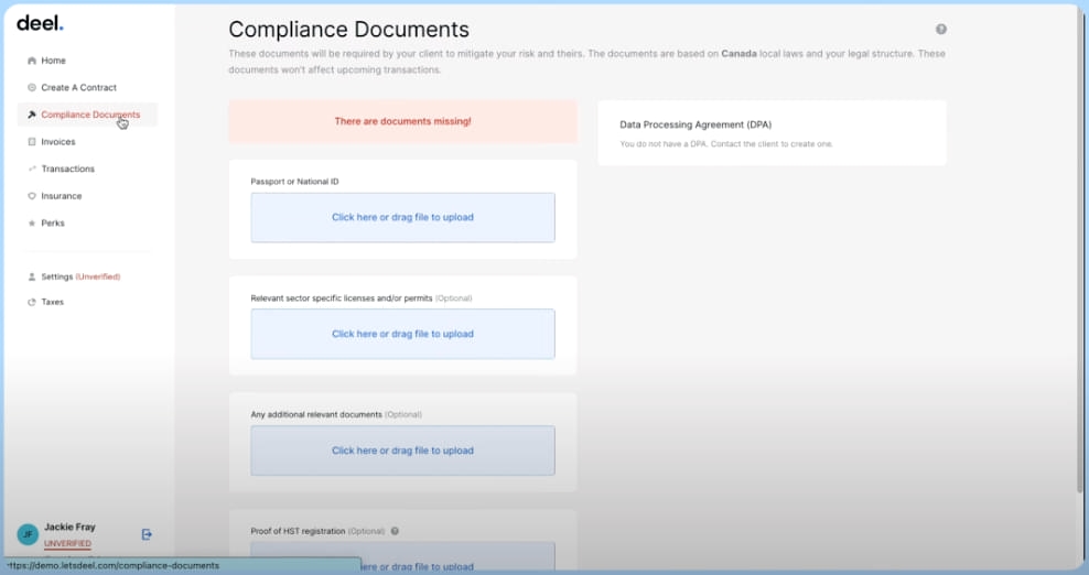 deel compliance management