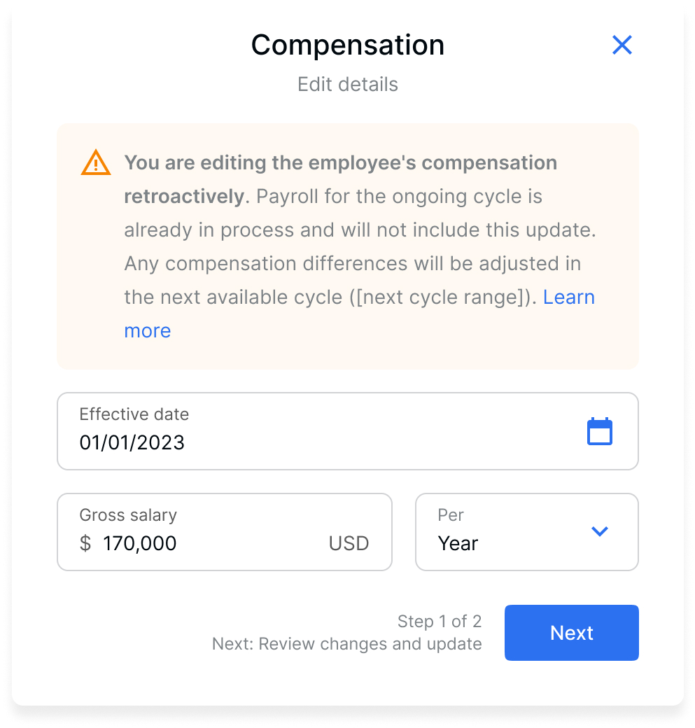 deel compensation flexibility