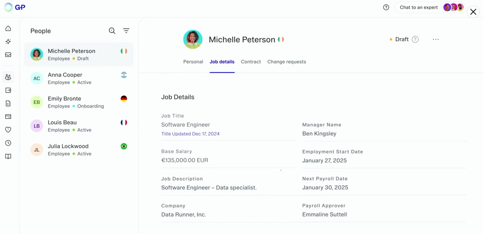 globalization partners full hr lifecycle management