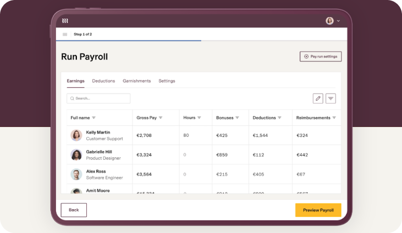 rippling payroll processing