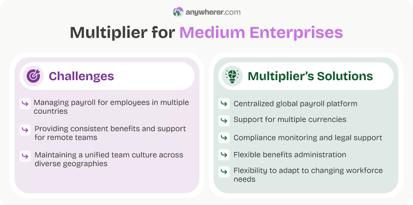 multiplier eor solutions for medium enterprises