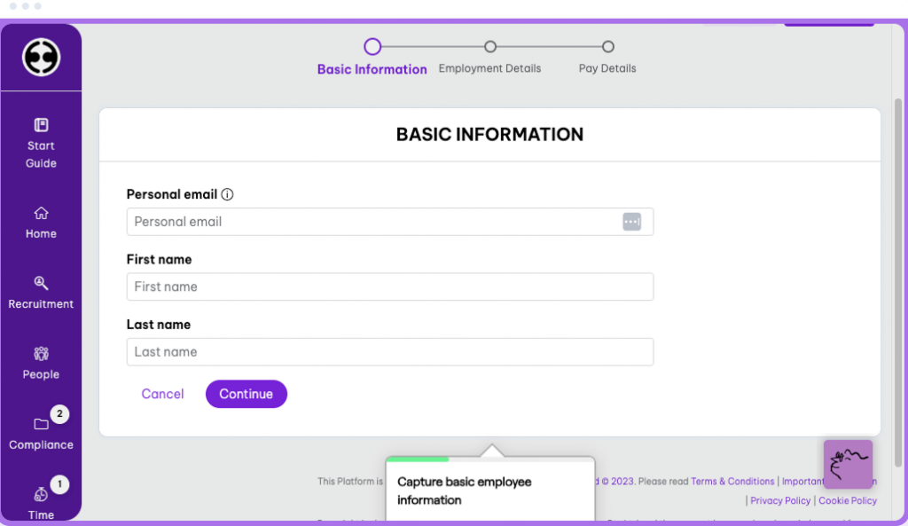 employment hero onboarding