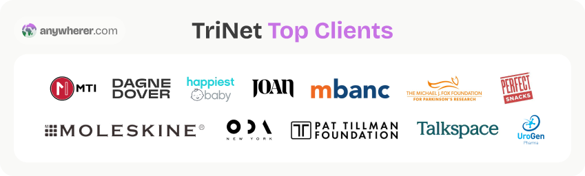 TriNet top clients