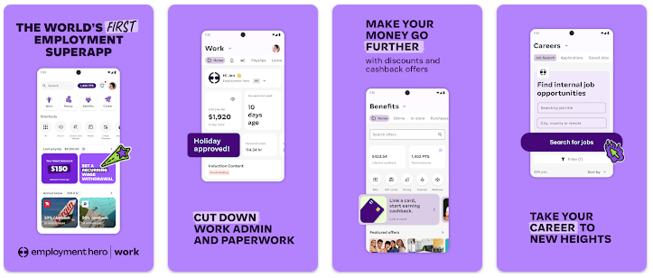 employment hero work app