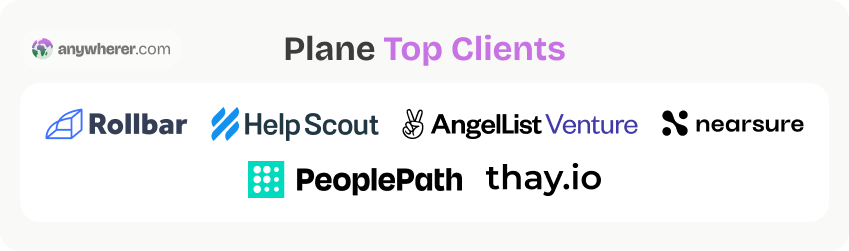 plane eor top clients